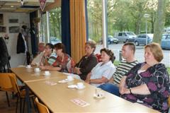 Samen met moeder en vrouw marga