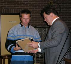 uitreiking door hans buitenhuis